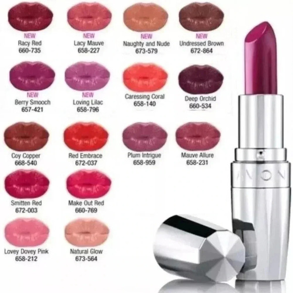 Avon Totally Kissable Lipstick Deep Orchid N202 .106 OZ New & Sealed - Picture 4 of 4